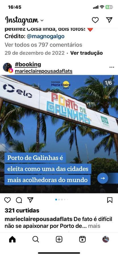 Flat no Oka Muro Alto luxo Porto de Galinhas Exterior foto